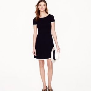 J. Crew tipped gamine dress